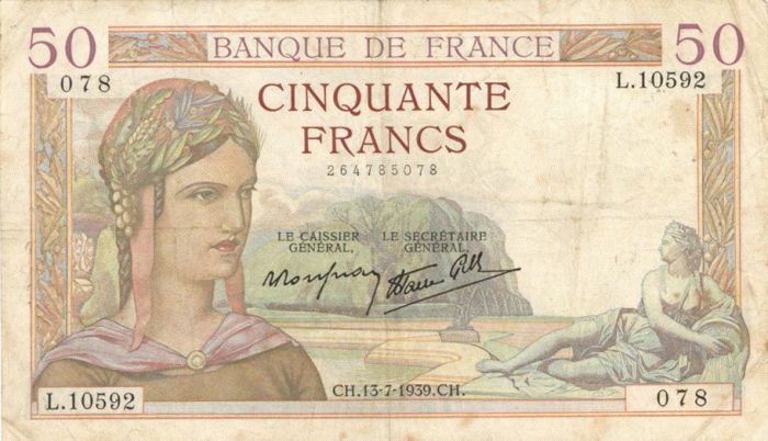 France - P-85b - Foreign Paper Money
