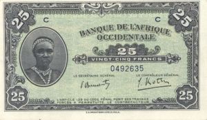 French West Africa - P-42 - Foreign Paper Money
