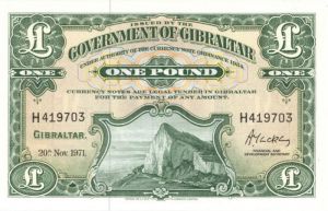 Gibraltar - P-18b - Foreign Paper Money