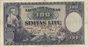 Lithuania - P-25a - Foreign Paper Money