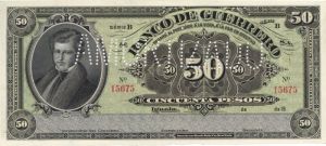 Mexico - Specimen - Foreign Paper Money