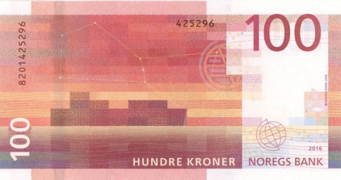 Norway - 100 Kroner - P-New - 2016(2017) dated Foreign Paper Money - Norway Krone Note