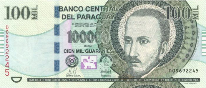 Paraguay - P-233 - Foreign Paper Money