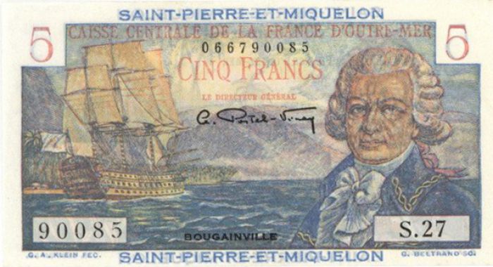 St. Pierre and Miquelon - P-22 - Foreign Paper Money