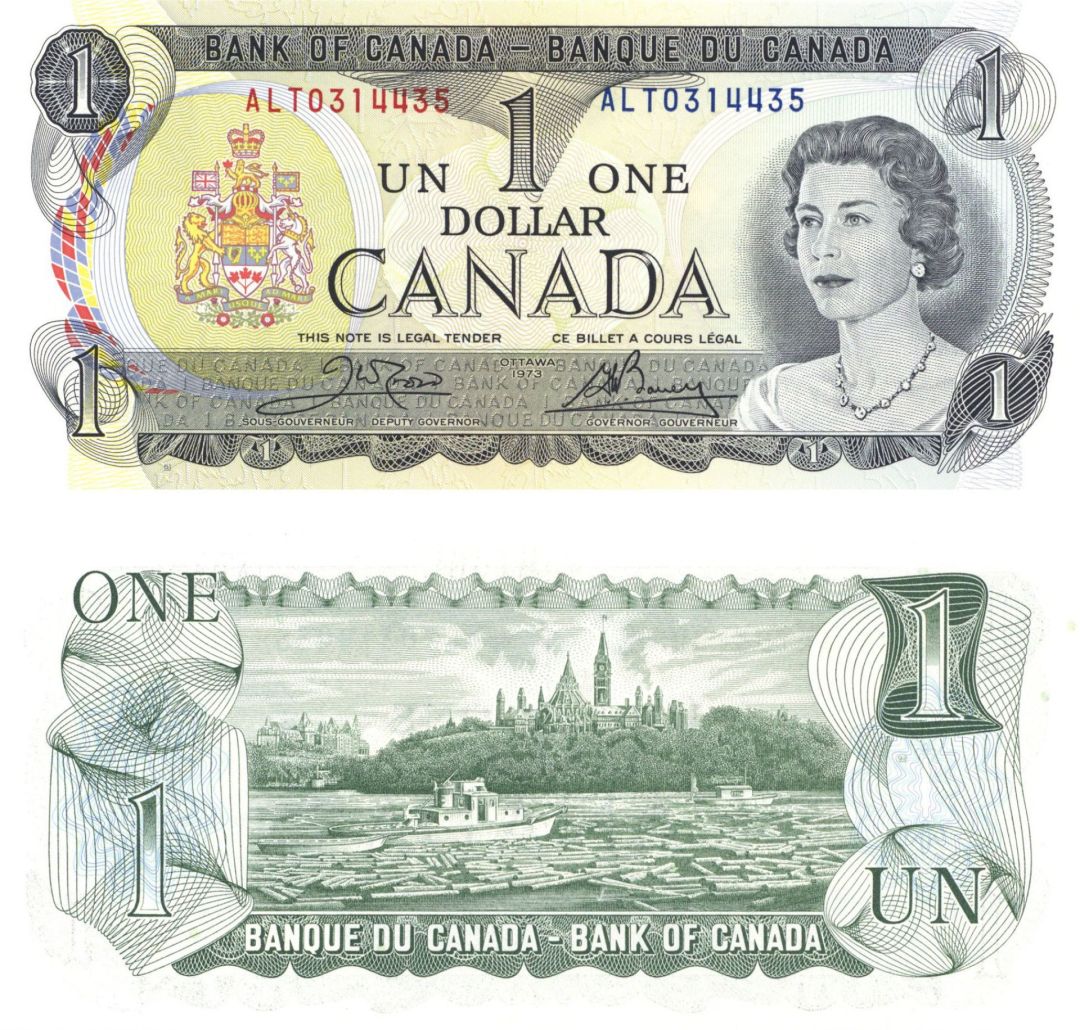 Canada - 1 Canadian Dollar - P-85c - 1973 dated Foreign Paper Money
