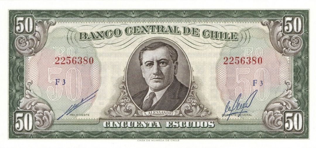 Chile - P-140b - Foreign Paper Money