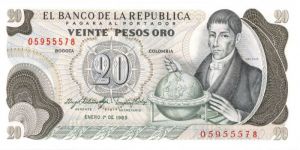 Colombia - P-409d - Foreign Paper Money