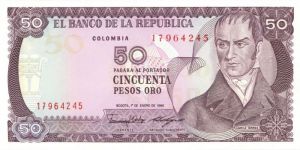 Colombia - P-425b - Foreign Paper Money