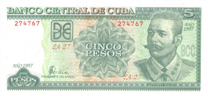 Cuba - P-116a - Foreign Paper Money