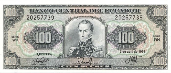 Ecuador - P-123Ad - Foreign Paper Money
