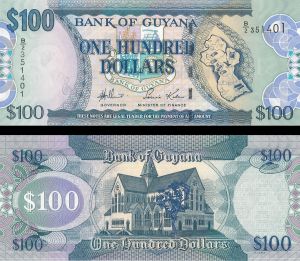 Guyana - 100 Dollars - P-36 - 2006 dated Foreign Paper Money