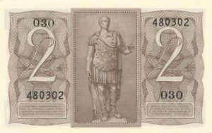 Italy 2 Lire Banknote - P-27 - Foreign Paper Money