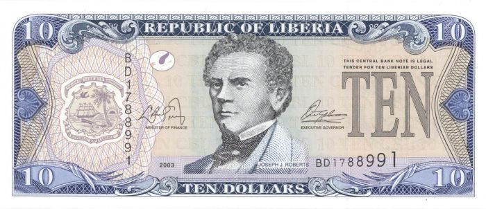 Liberia - P-27a - Foreign Paper Money