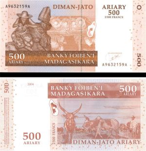 Madagascar - P-88 - 500 Francs - Foreign Paper Money