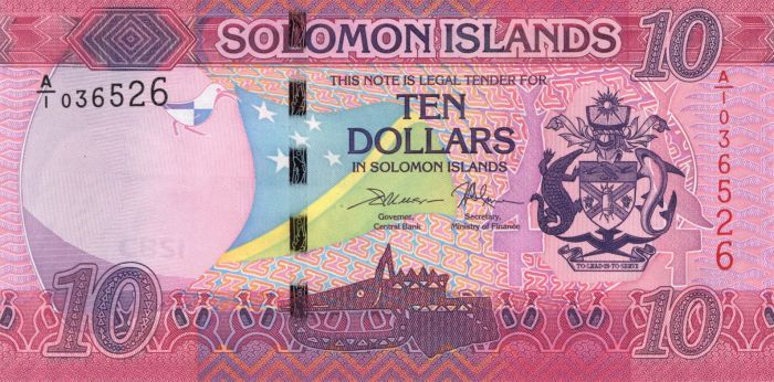 Solomon Islands - 10 Solomon Islands Dollars - P-New - 2017 dated Foreign Paper Money