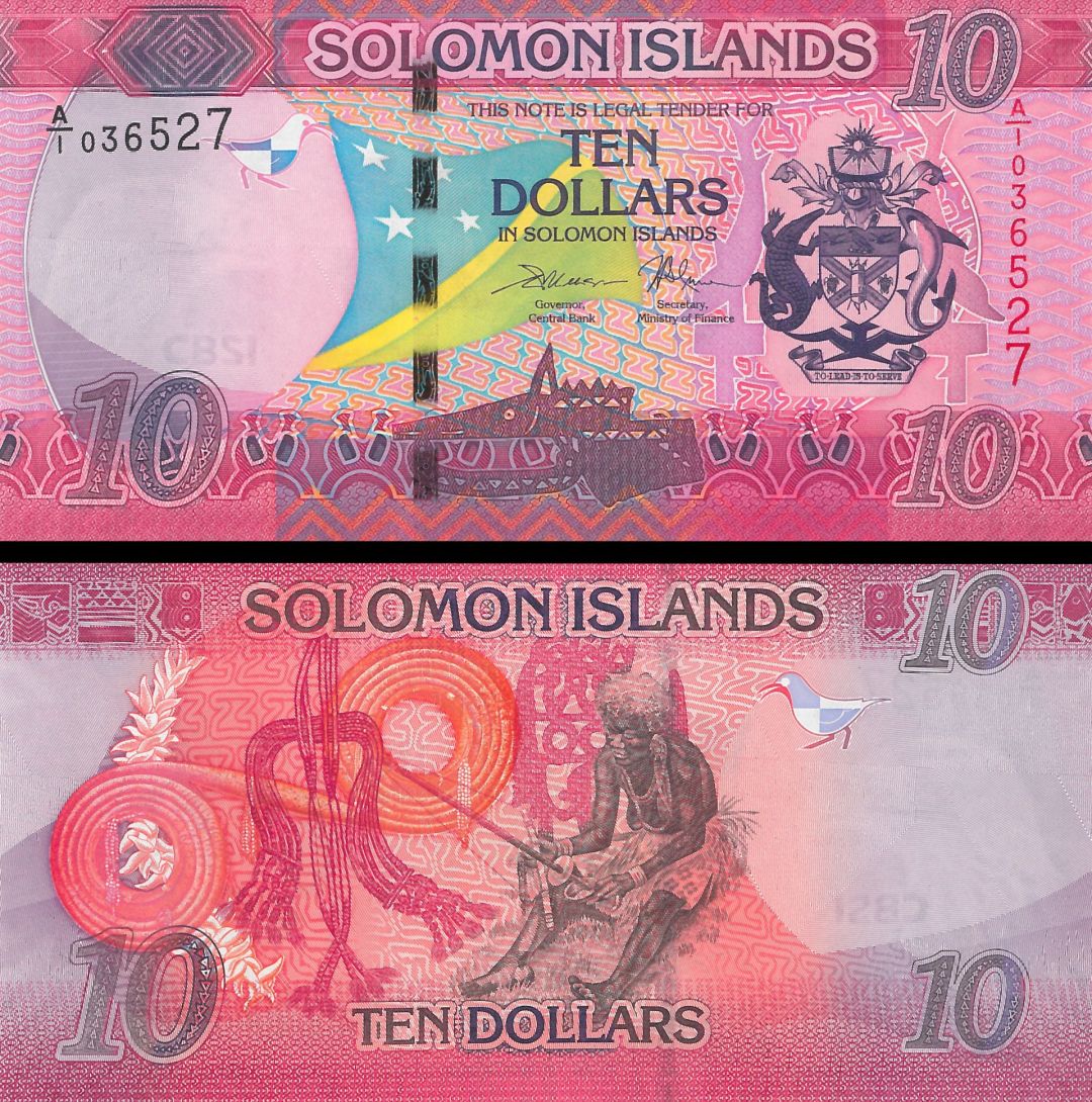 Solomon Islands - 10 Dollars - P-New - 2017 dated Foreign Paper Money