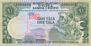 Western Samoa - P-19 - Foreign Paper Money