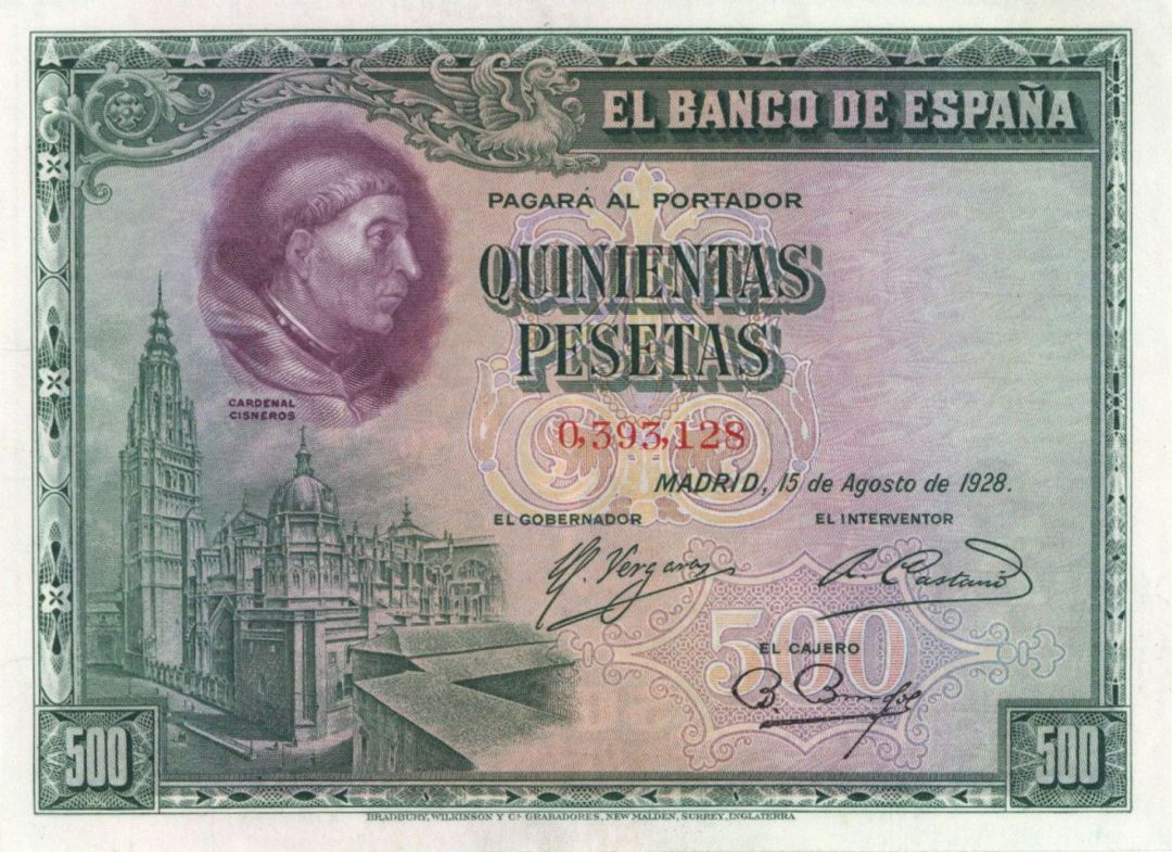 Spain - P-77 - Foreign Paper Money