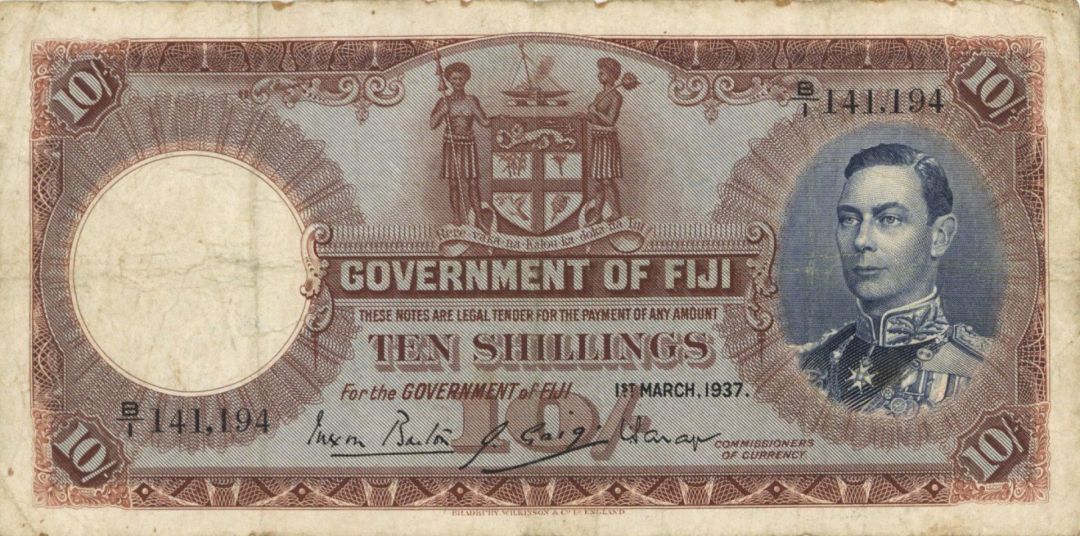 Fiji - P-38a -  Foreign Paper Money