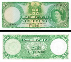 Fiji - One Fijian Pound - P-53g -  dated 1.5.1965 - Foreign Paper Money