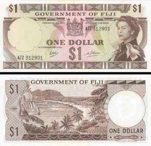 Fiji - One Dollar - P-59a -  dated ND 1969 - Foreign Paper Money