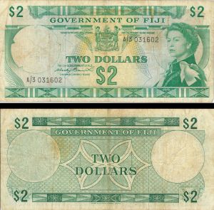 Fiji - Two Dollars - P-66a -  dated ND 1971 - Foreign Paper Money