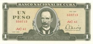 Cuba - 1 Peso - P-102b -  Foreign Paper Money
