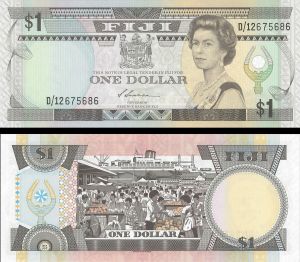 Fiji - 1 Fijian Dollar - P-86a - 1987 dated  Foreign Paper Money