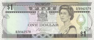 Fiji - 1 Fijian Dollar - P-86a - 1987 dated  Foreign Paper Money