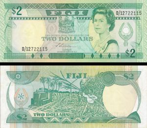 Fiji - 2 Fijian Dollars - P-87a - 1988 dated  Foreign Paper Money