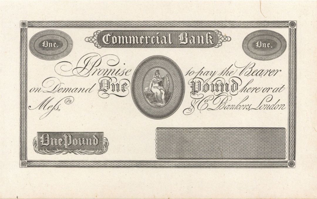 Great Britain - Commercial Bank Note - Foreign Paper Money