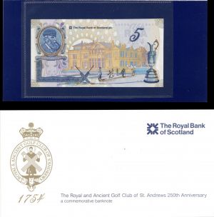 Scotland - £5 Commemorative Bank Note -  Foreign Paper Money