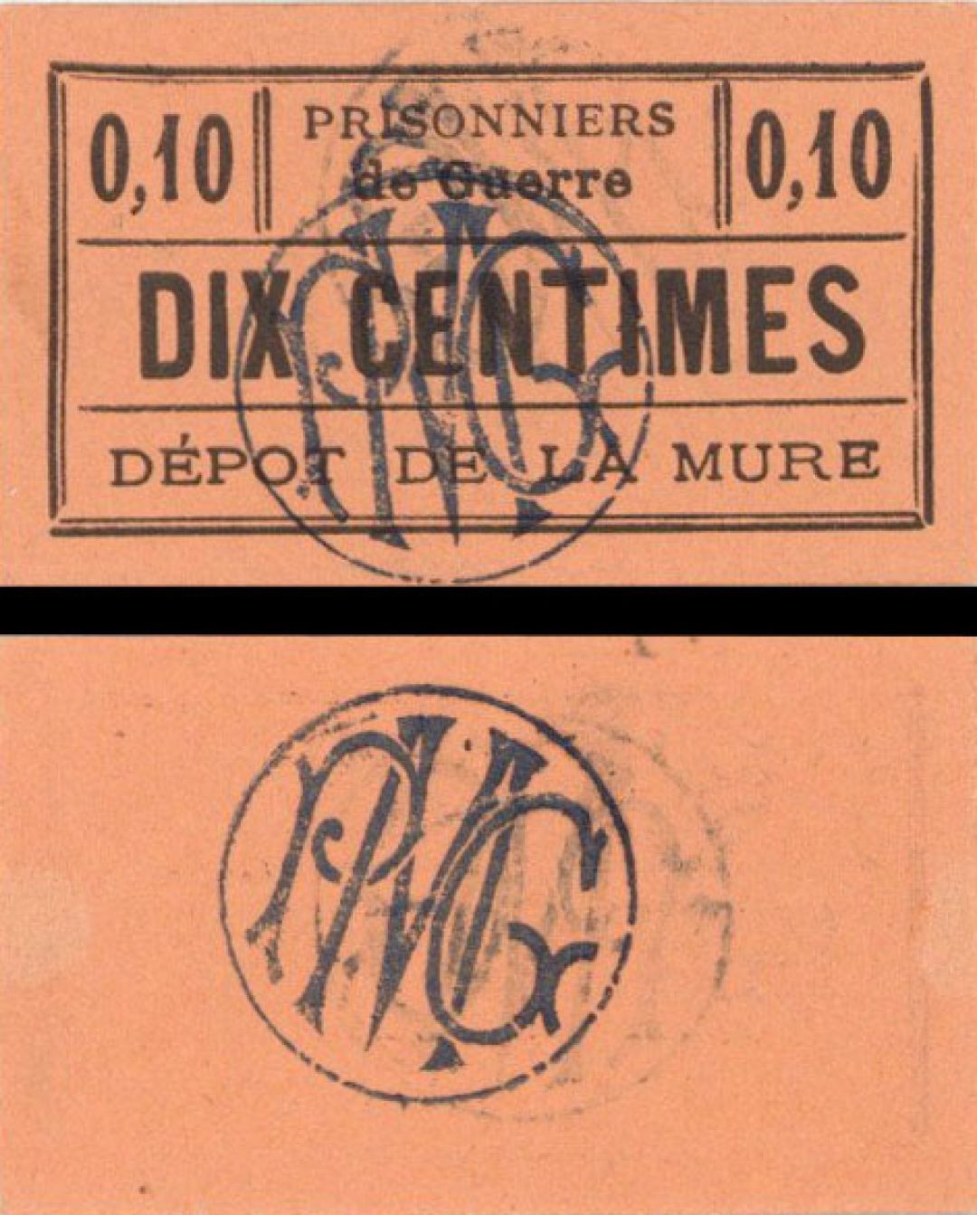France, Notgeld - 10 French Centimes - 1900's dated Foreign Paper Money