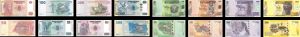 Congo Democratic Republic - Pick# NEW - 50 thru 20,000 Francs Set of 8 - Foreign Paper Money