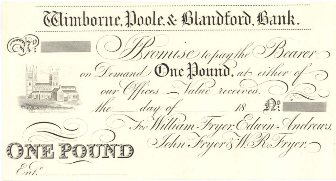 Great Britain - 1 Pound - Old Reprint - 18-- dated Foreign Paper Money