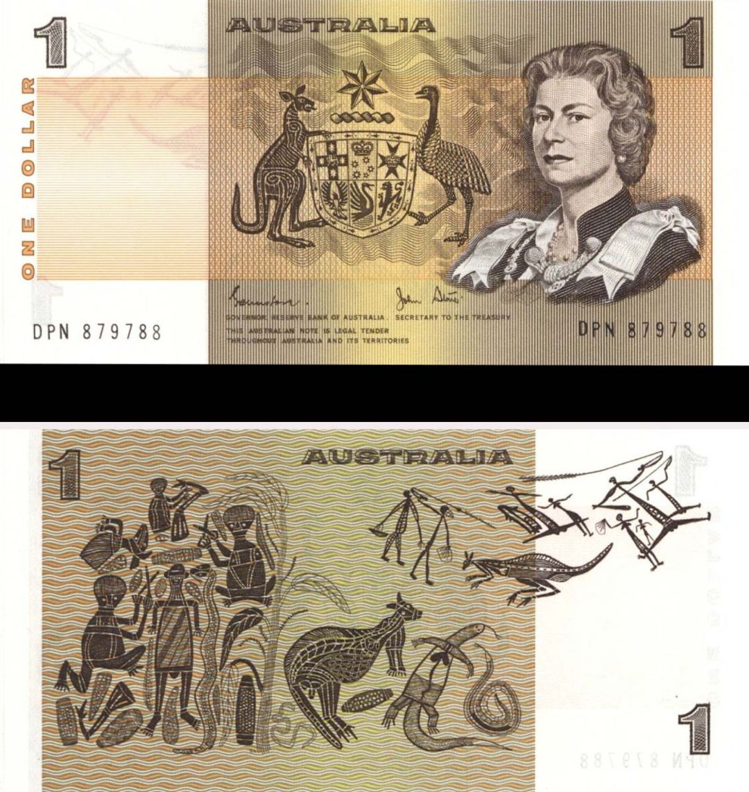 Australia - 1 Dollar - P-42d - 1983 dated Foreign Paper Money