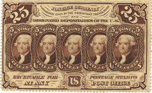 U.S. 25 Cents Fractional Currency -  1862 dated Paper Money