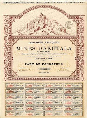 Compagnie Francaise Des Mines D'Akhtala