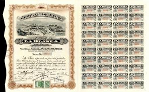 Compania de Minas Lablanca Y Anexas - Stock Certificate