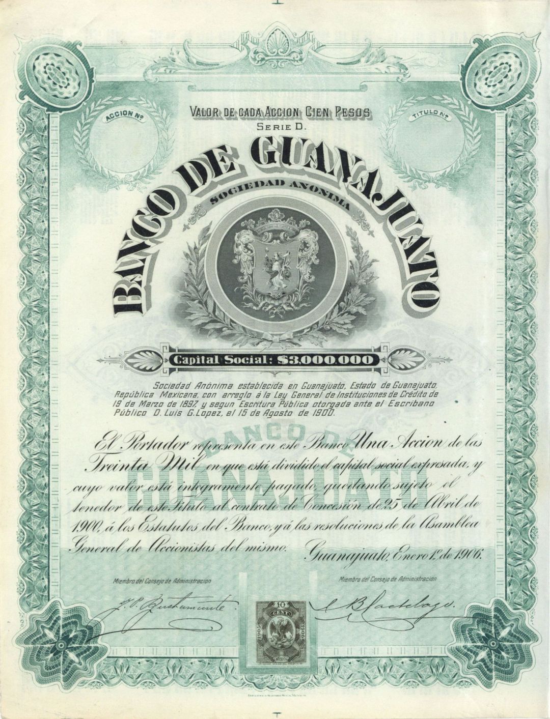 "Winston Churchill" - Banco De Guanajuato