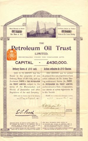 Petroleum Oil Trust Limited