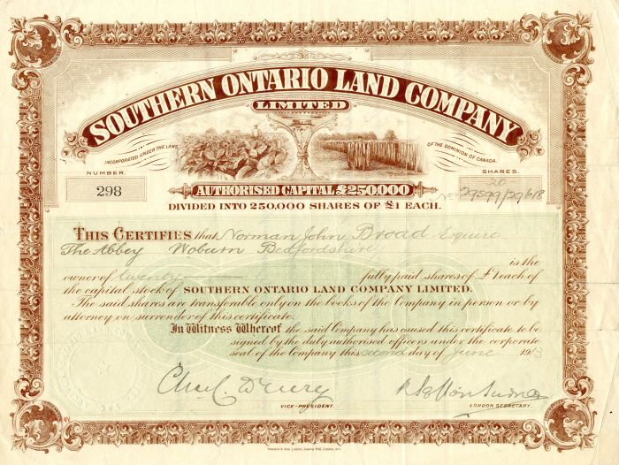 Southern Ontario Land Co. Limited