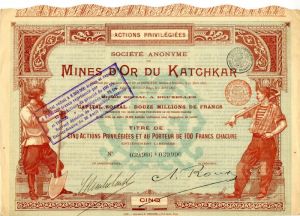 Societe Anonyme Des Mines D'Or Du Katchkar