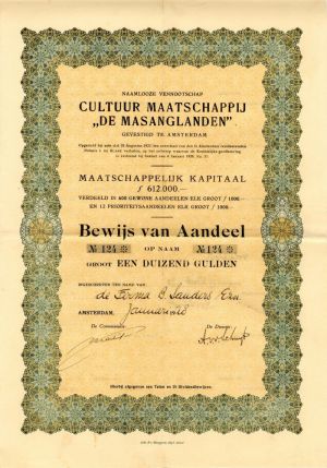Cultuur Maatschappij "De Masanglanden"