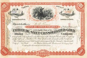 James Ben Ali Haggin - Father De Smet Consolidated Gold Mining Co