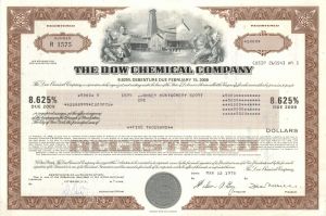 Dow Chemical - 1970's-80's dated Various Denominations Bond