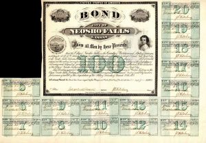 City of Neosho Falls, Kansas - $100 Bond (Uncanceled)