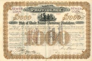 City of Providence - Certificate #1 - Bond
