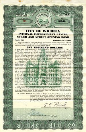 City of Wichita - $1,000 - Bond