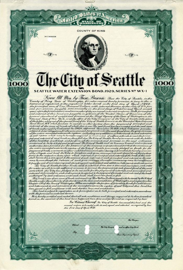 City of Seattle - $1,000